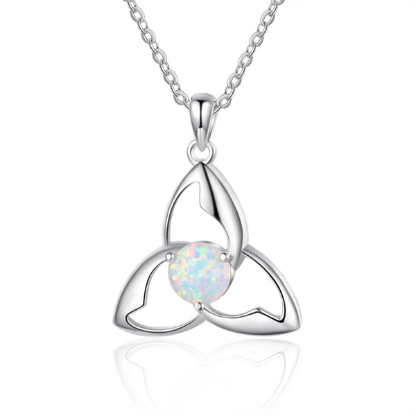 Celtics Knot Opal Necklace