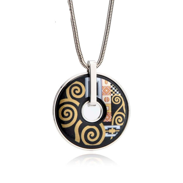Vintage Style Enamel Painted Pendants Necklace