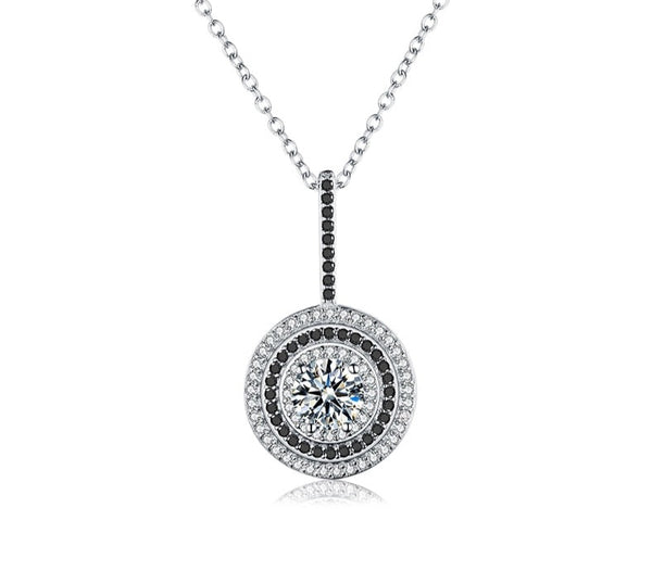 Black and Silver Color Necklace