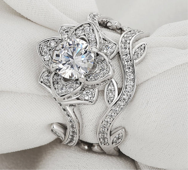 Flower Ring Set